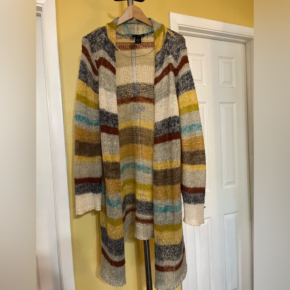 Lane Bryant Sheer Knit Duster